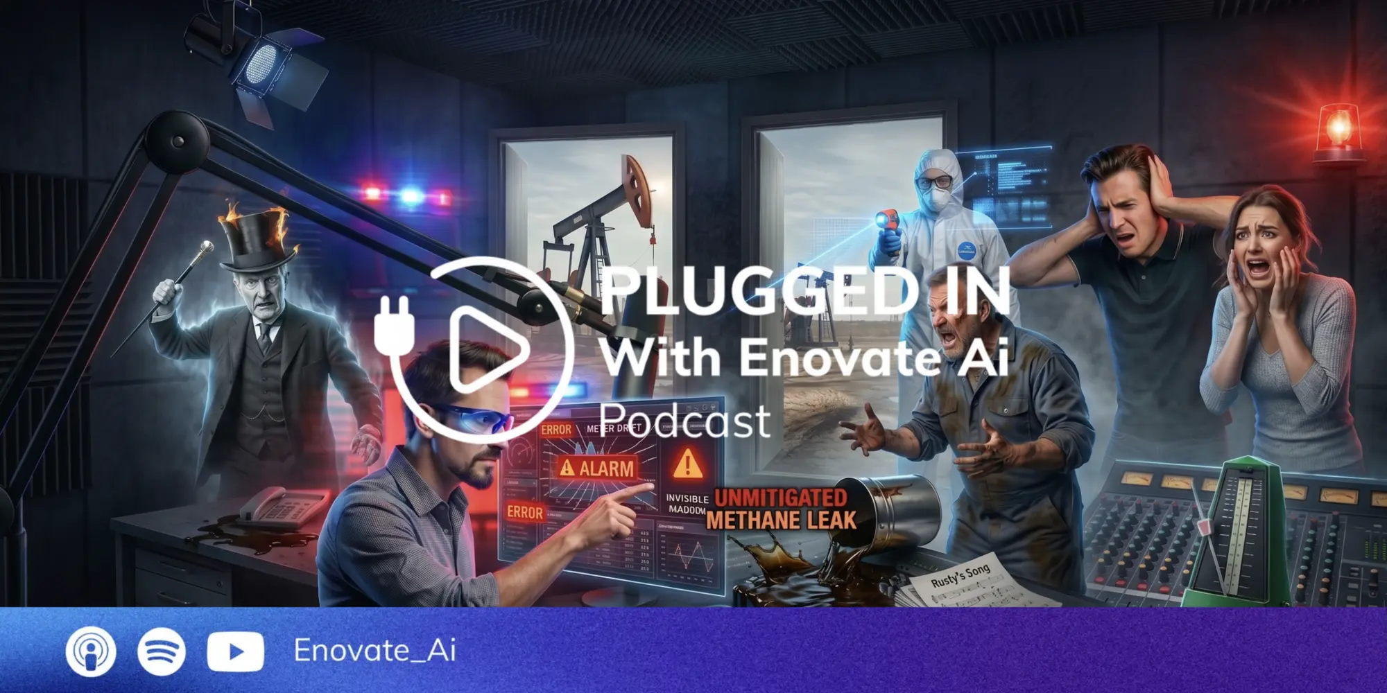 Plugged In with Enovate Ai Podcast Episode 21: The $100,000 Data Heist: Ghosts, Loafers, and Studio Spills