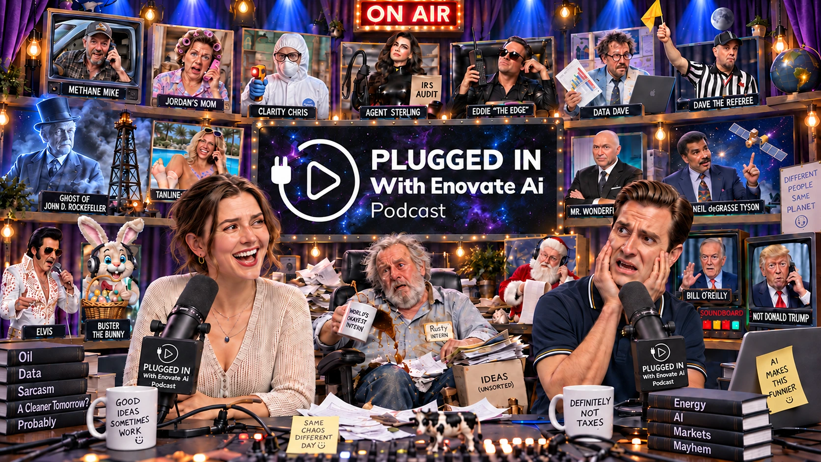 Plugged In with Enovate Ai Podcast. Hosted by Alex and Jordan