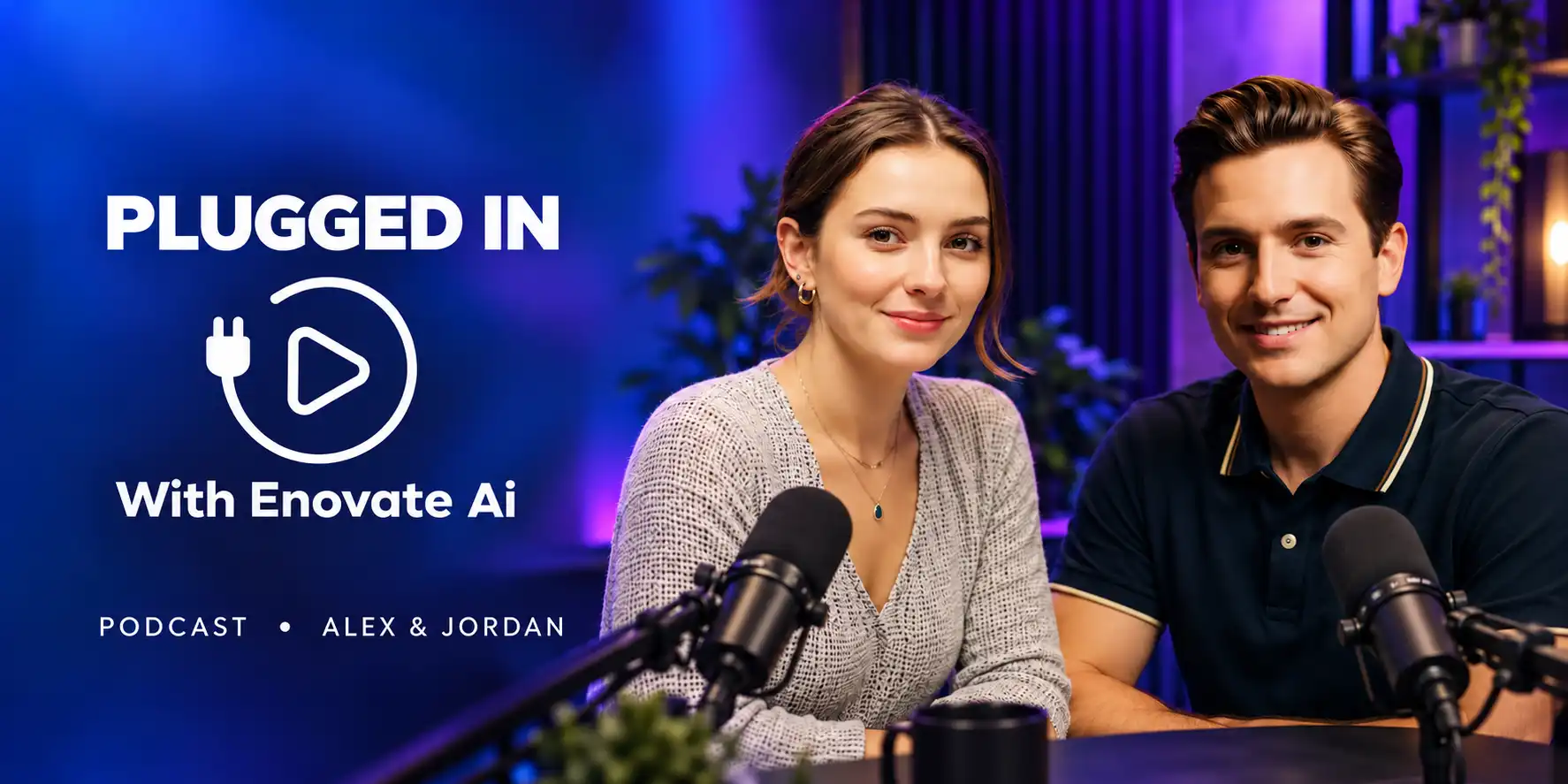 Plugged In with Enovate Ai hosted by Alex and Jordan